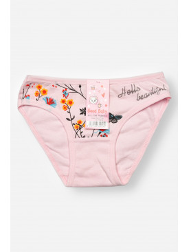 Трусики дитячі для дівчинки рожевого кольору з принтом L71066 208946C