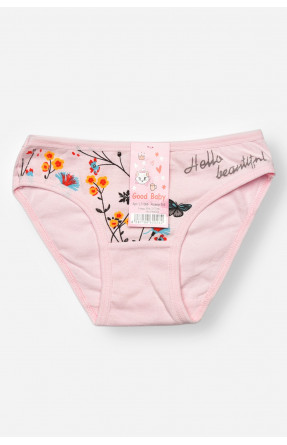 Трусики дитячі для дівчинки рожевого кольору з принтом L71066 208946C Трусики дитячі для дівчинки рожевого кольору з принтом L71066 208946C