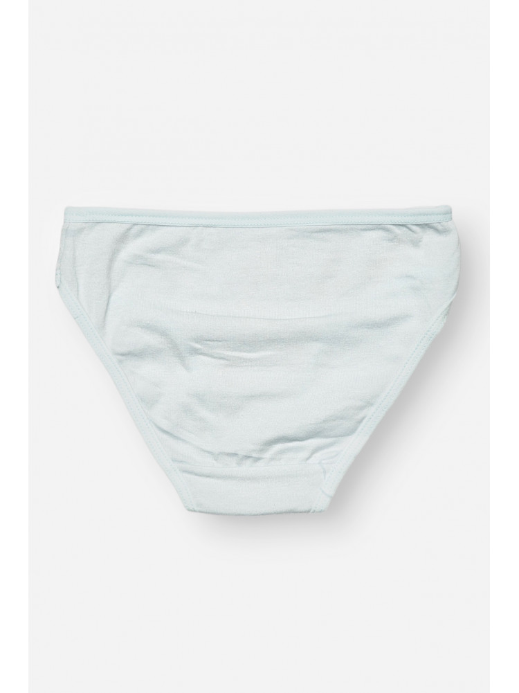 Трусики дитячі для дівчинки блакитного кольору з принтом L71066 208948C