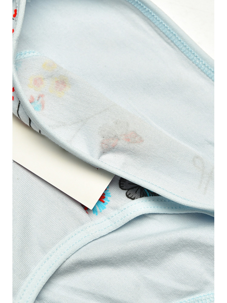 Трусики дитячі для дівчинки блакитного кольору з принтом L71066 208948C