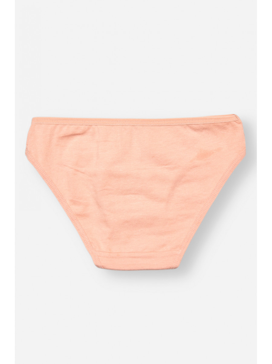 Трусики дитячі для дівчинки пудрового кольору з принтом L71066 208949C