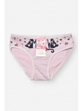 Трусики детские для девочки сиреневого цвета с принтом B7896 208954C Трусики детские для девочки сиреневого цвета с принтом B7896 208954C