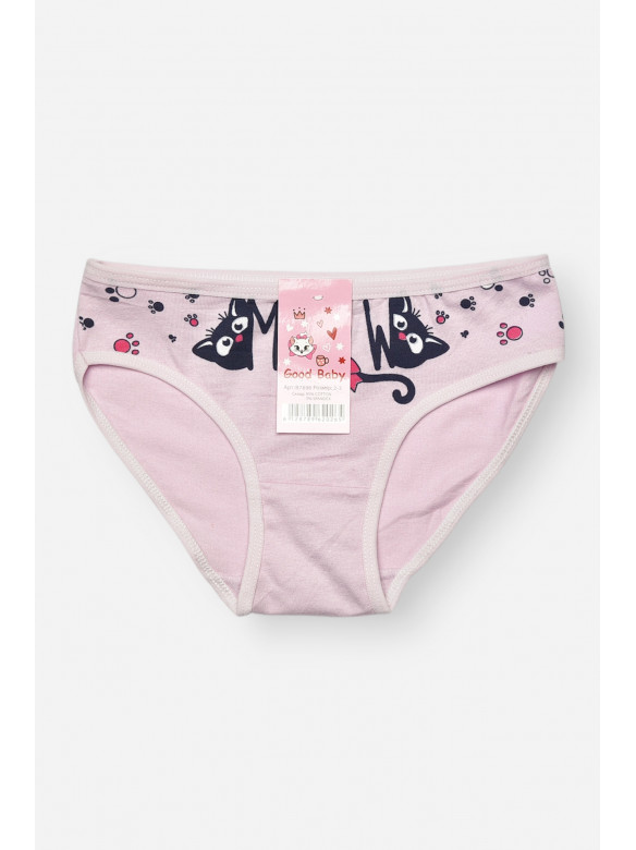 Трусики дитячі для дівчинки бузкового кольору з принтом B7896 208954C