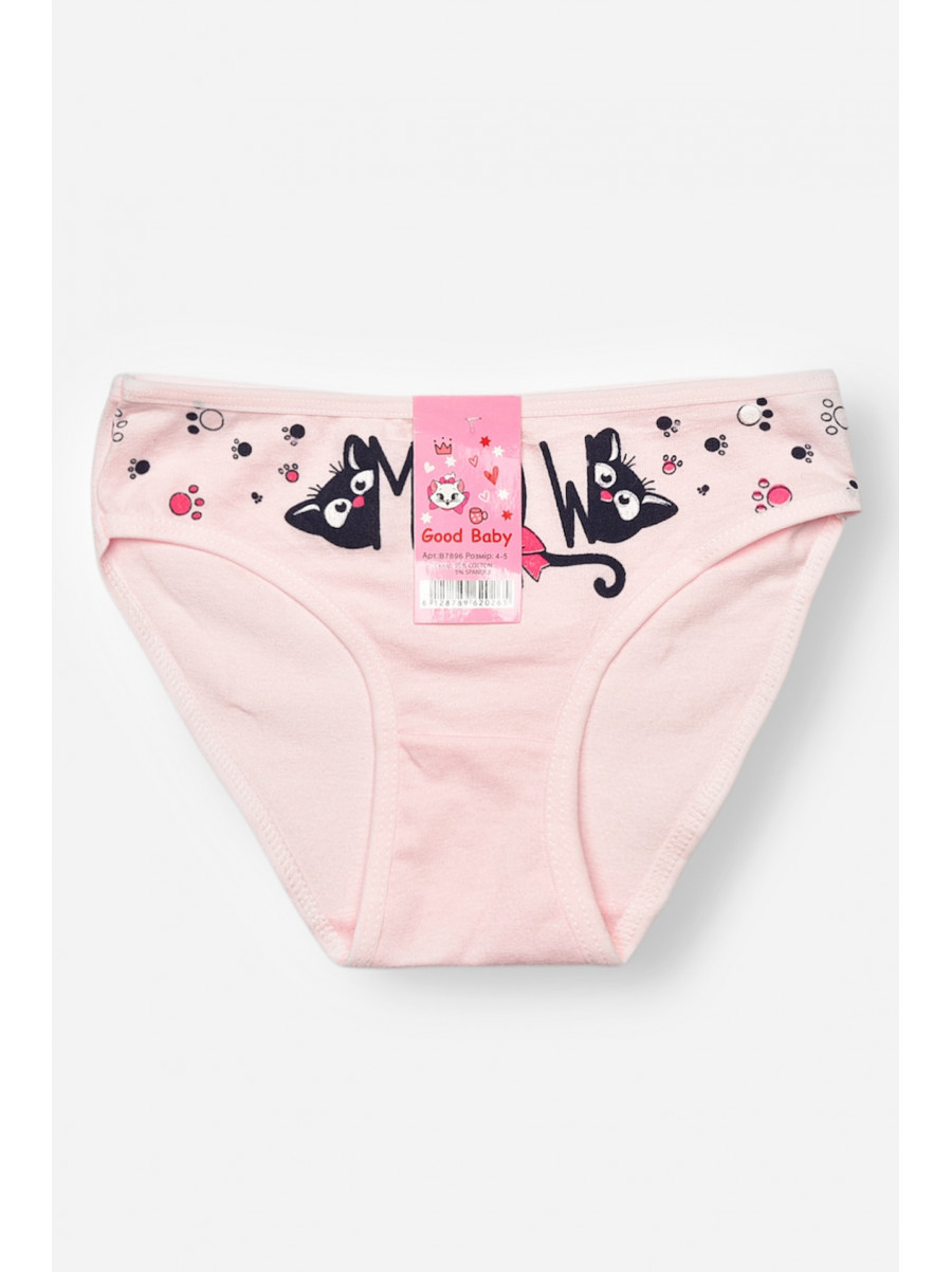 Трусики дитячі для дівчинки рожевого кольору з принтом B7896 208955C