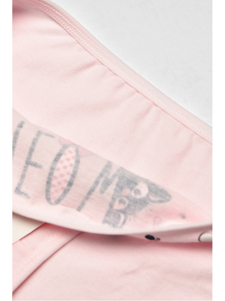 Трусики дитячі для дівчинки рожевого кольору з принтом B7896 208955C