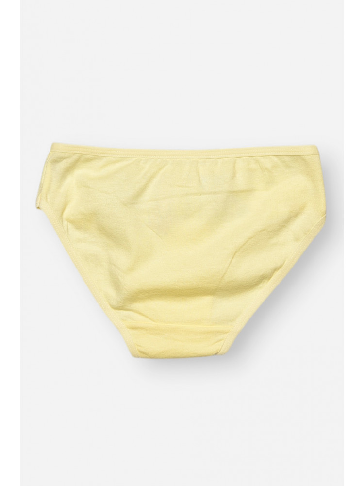 Трусики дитячі для дівчинки жовтого кольору з принтом B7896 208956C