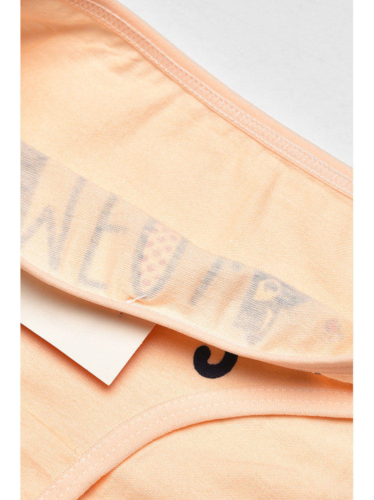Трусики дитячі для дівчинки персикового кольору з принтом B7896 208957C