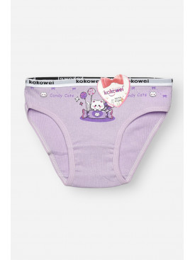 Трусики дитячі для дівчинки бузкового кольору з принтом X8419 208960C Трусики дитячі для дівчинки бузкового кольору з принтом X8419 208960C