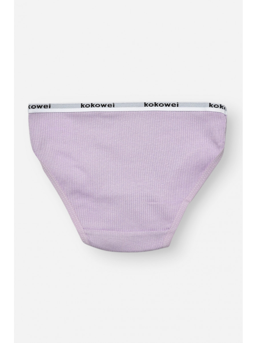 Трусики дитячі для дівчинки бузкового кольору з принтом X8419 208960C