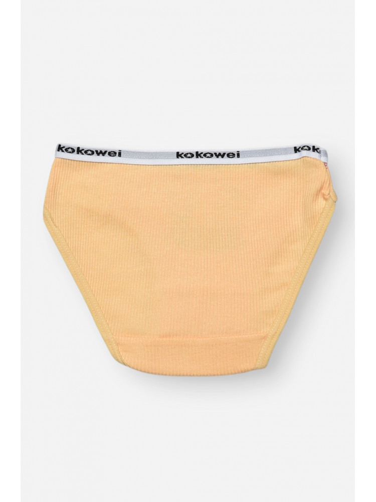 Трусики дитячі для дівчинки бежевого кольору з принтом X8419 208961C