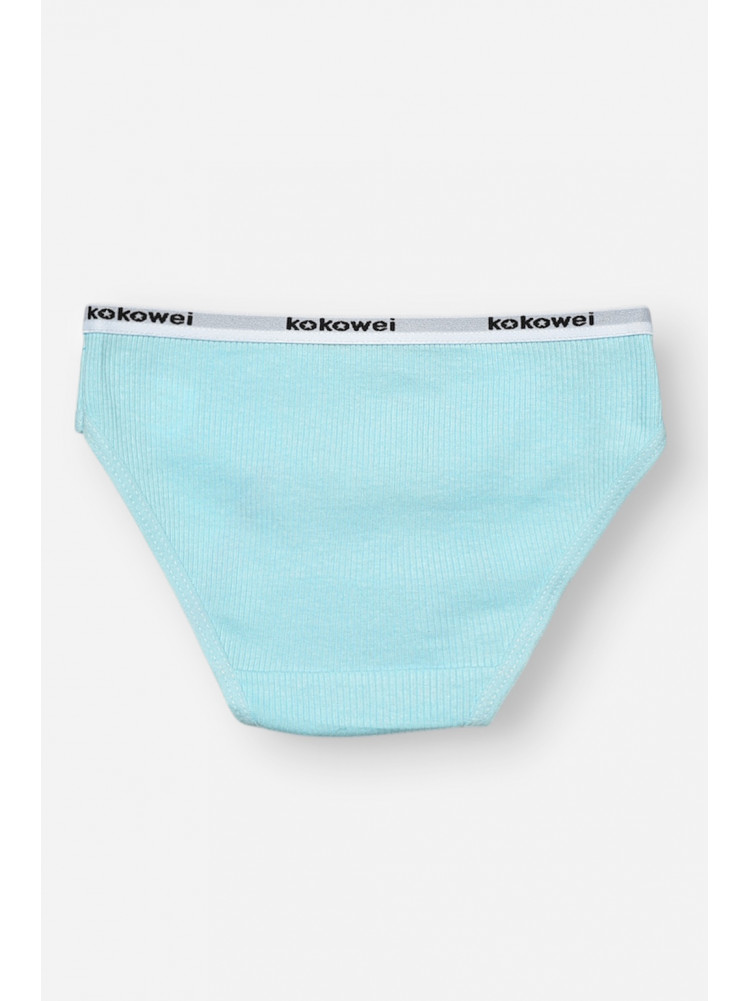 Трусики дитячі для дівчинки блакитного кольору з принтом X8419 208962C