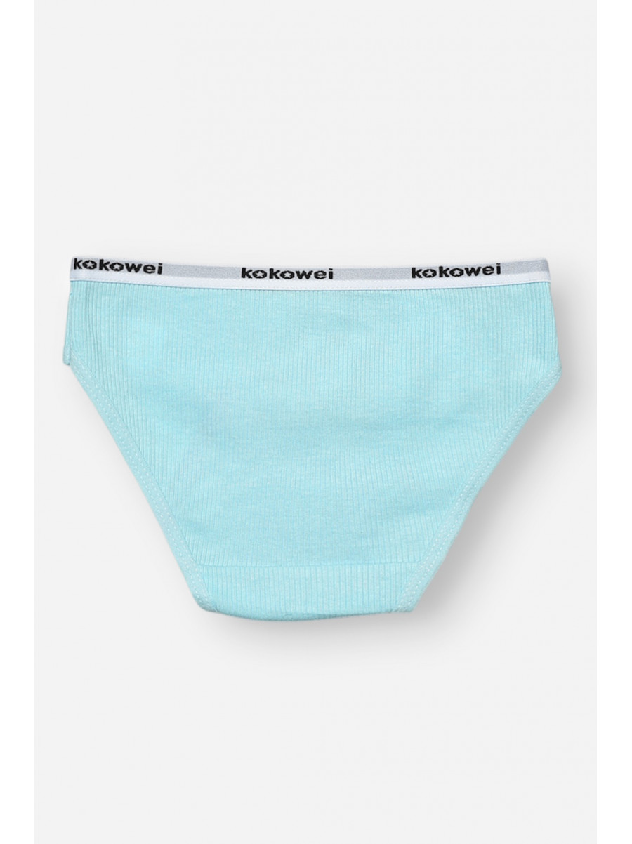 Трусики дитячі для дівчинки блакитного кольору з принтом X8419 208962C