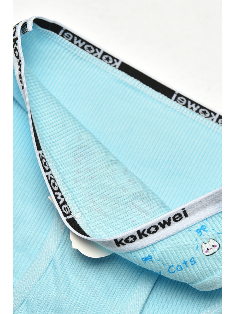 Трусики дитячі для дівчинки блакитного кольору з принтом X8419 208962C