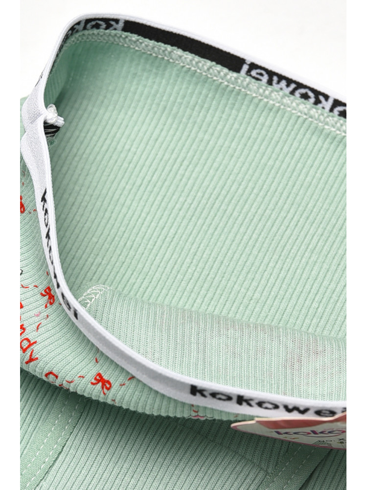 Трусики дитячі для дівчинки зеленого кольору з принтом X8419 208963C