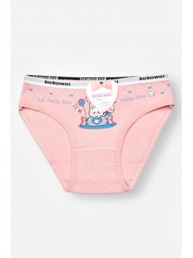 Трусики детские для девочки пудрового цвета с принтом X8419 208964C Трусики детские для девочки пудрового цвета с принтом X8419 208964C