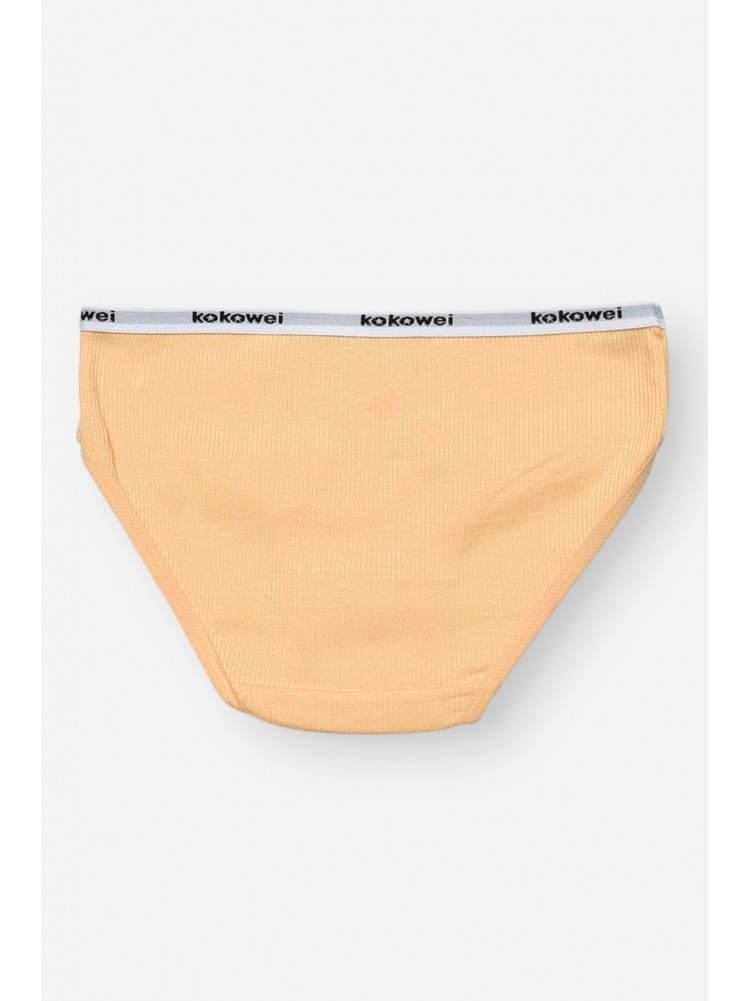 Трусики дитячі для дівчинки бежевого кольору з принтом X7854 208965C