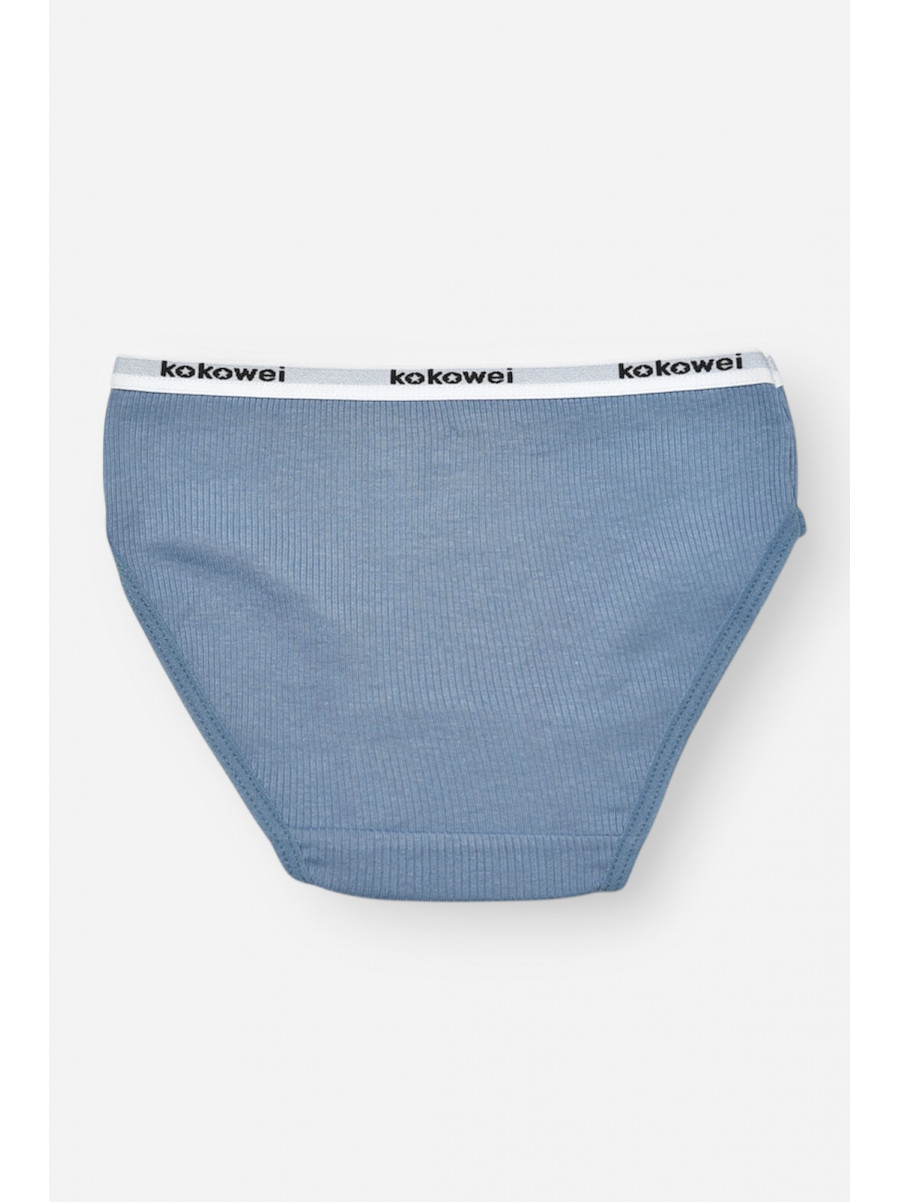 Трусики дитячі для дівчинки синього кольору з принтом X7854 208967C