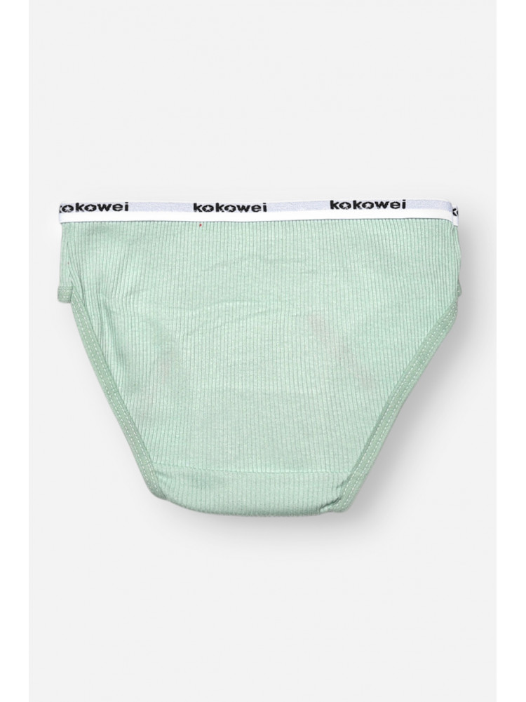 Трусики дитячі для дівчинки зеленого кольору з принтом X7854 208968C