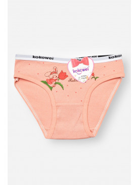 Трусики детские для девочки бежевого цвета с принтом X7854 208969C