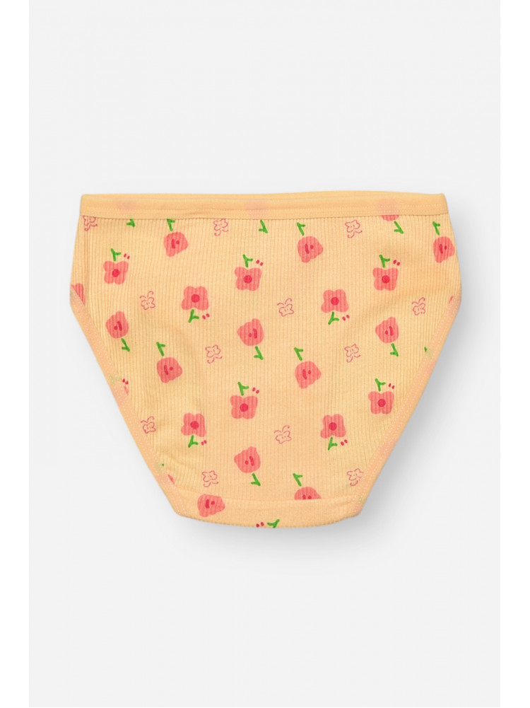 Трусики дитячі для дівчинки бежевого кольору з принтом X8476 208971C