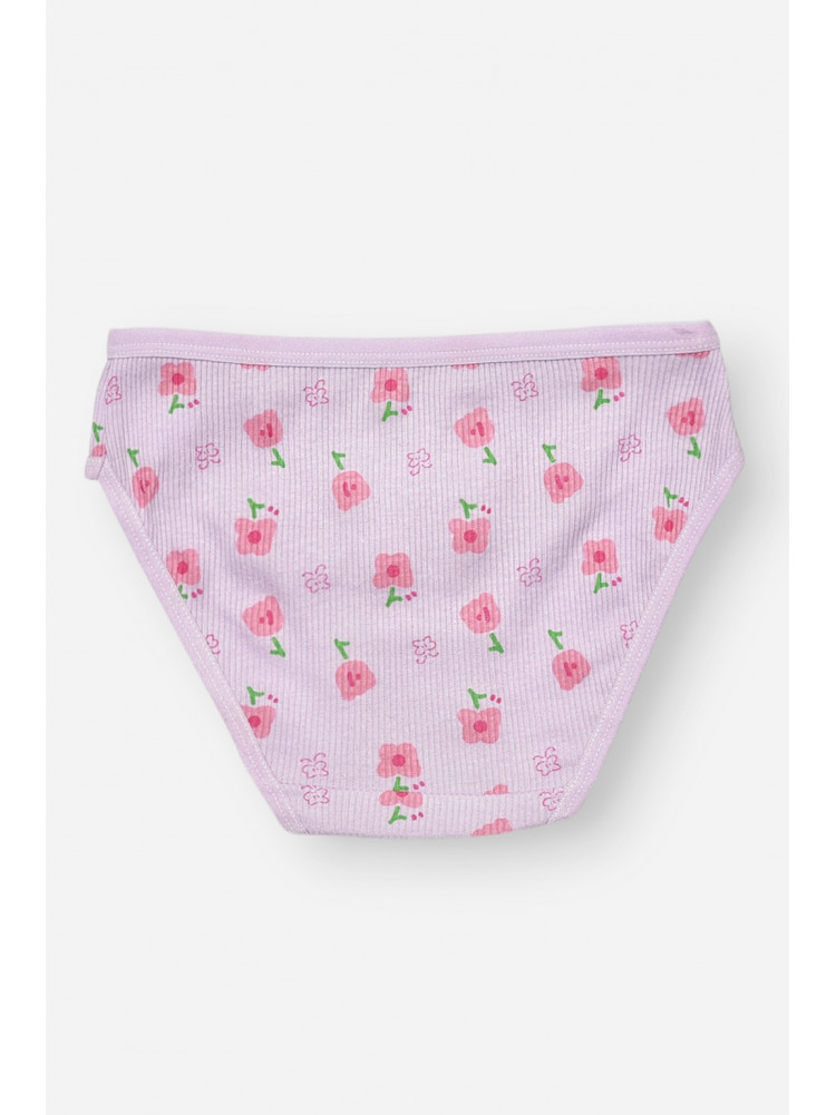 Трусики дитячі для дівчинки бузкового кольору з принтом X8476 208972C