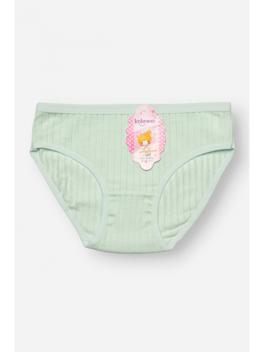 Трусики дитячі для дівчинки м'ятного кольору X8524 208977C