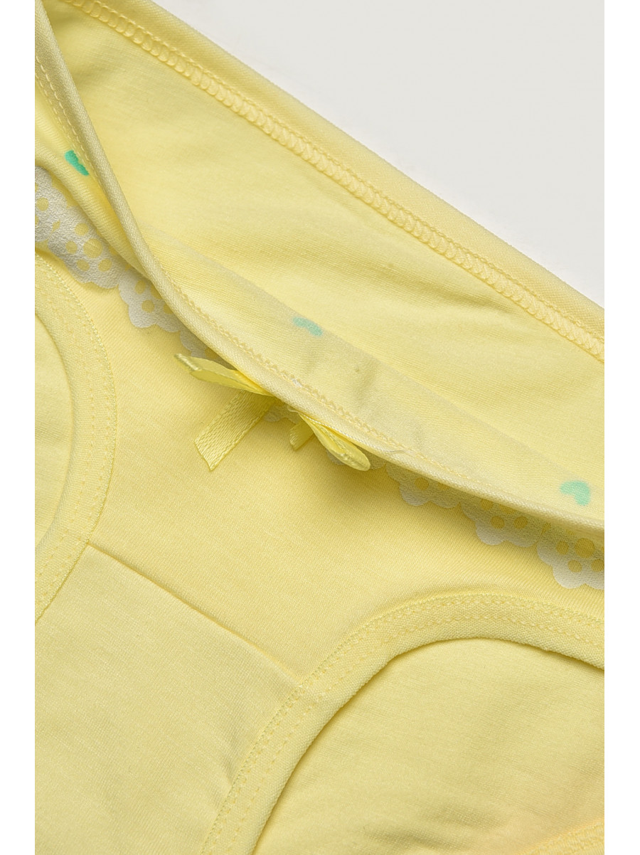 Трусики детские для девочки желтого цвета с принтом SM71LE 208984C