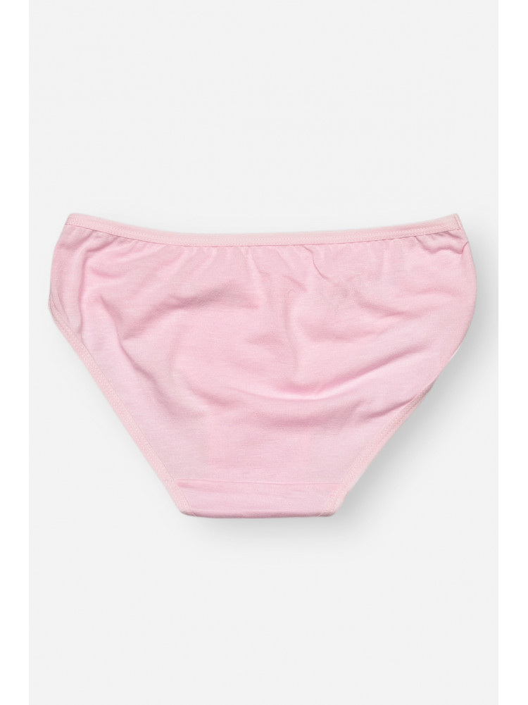 Трусики детские для девочки розового цвета с принтом 1234 208991C
