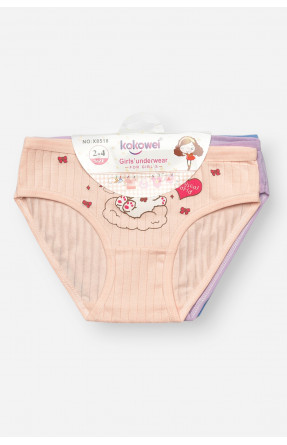 Комплект дитячих трусів для дівчинки 3 шт X8518 208994C