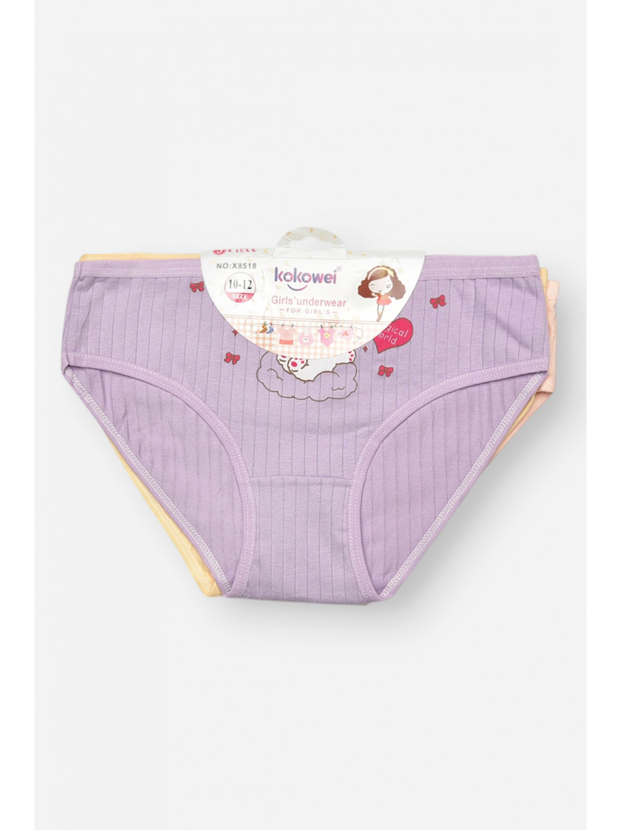 Комплект детских трусов для девочки 3 шт X8518 208996C