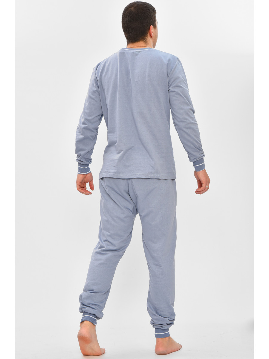 Термобелье мужское на флисе серого цвета 209000C