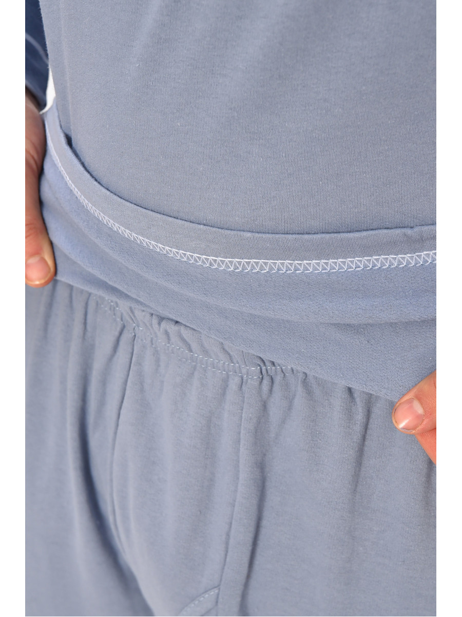 Термобелье мужское на флисе серого цвета 209000C