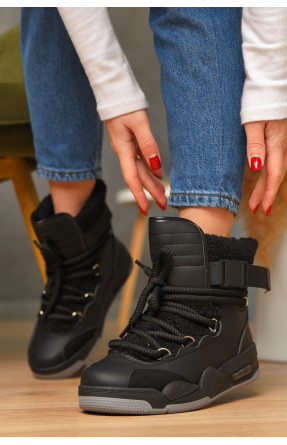 Ботинки женские еврозима черного цвета Т15-1 209007C