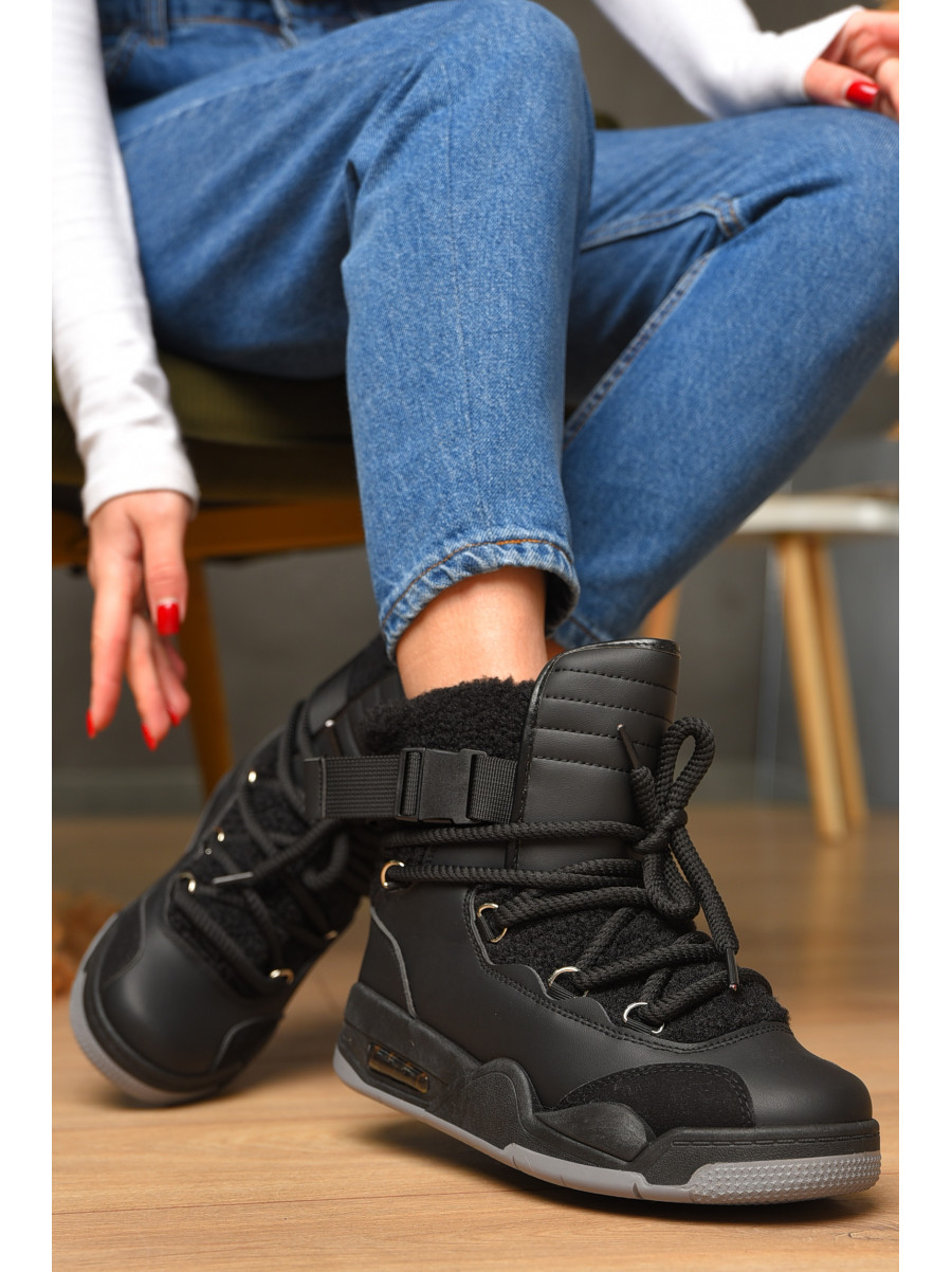 Ботинки женские еврозима черного цвета Т15-1 209007C