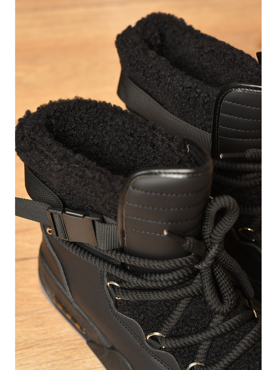 Ботинки женские еврозима черного цвета Т15-1 209007C