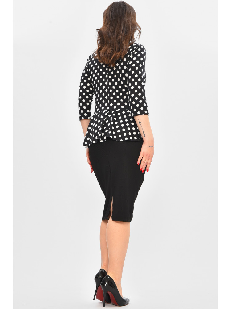 Сукня жіноча чорного кольору спринтом 8157 209014C