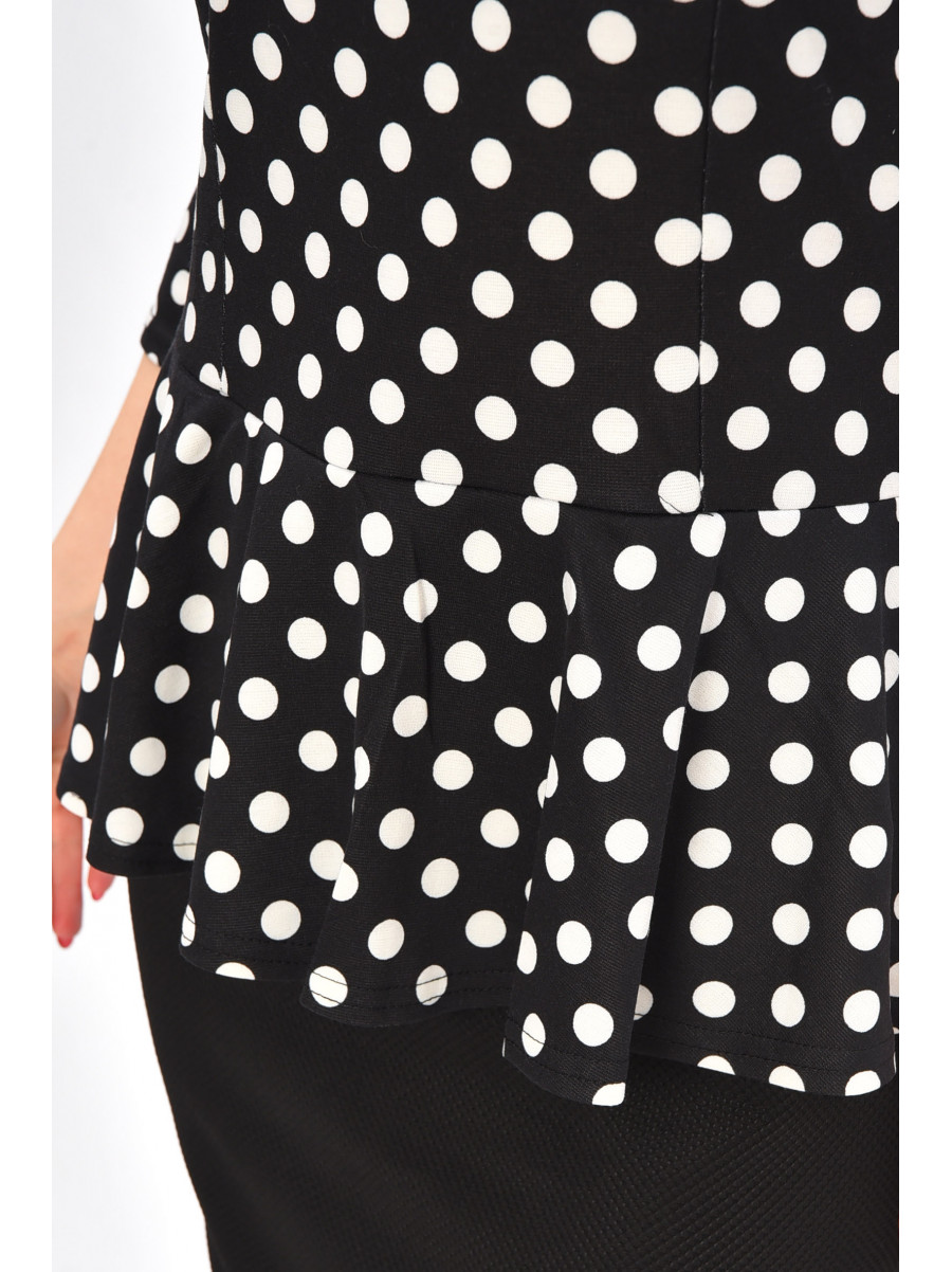 Сукня жіноча чорного кольору спринтом 8157 209014C