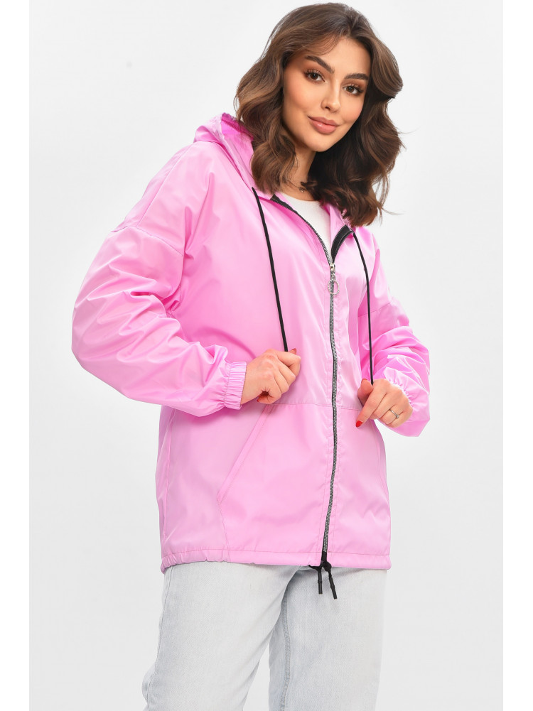 Вітровка жіноча однотонна бузкового кольору 1002 209019C