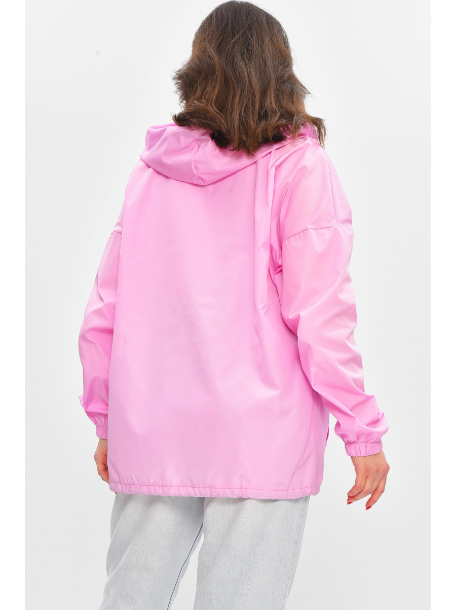 Вітровка жіноча однотонна бузкового кольору 1002 209019C