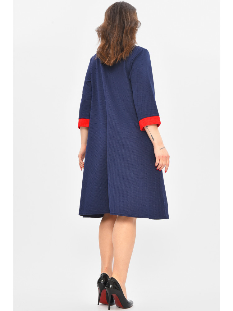 Сукня жіноча напівбатальна темно-синього кольору 8163 209047C