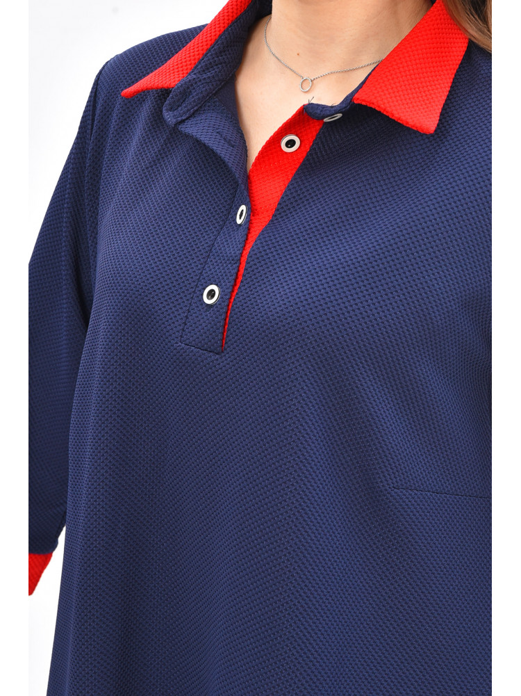 Сукня жіноча напівбатальна темно-синього кольору 8163 209047C