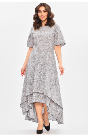 Платье женское белого цвета с принтом 209048C