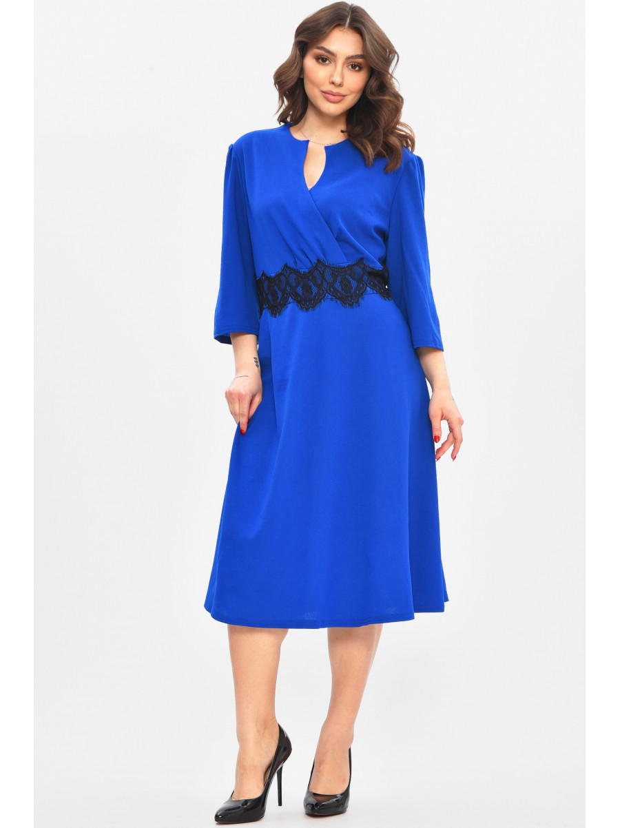 Сукня жіноча напівбатальна синього кольору 8160 209055C