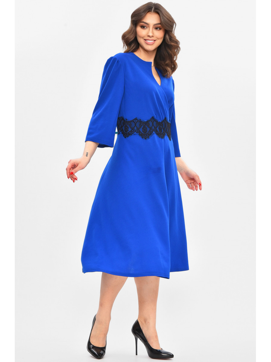 Сукня жіноча напівбатальна синього кольору 8160 209055C