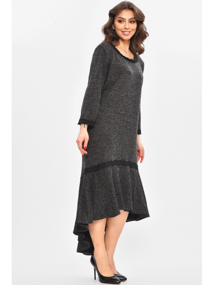 Платье женское полубатальное тёмно-синего цвета 8228 209058C