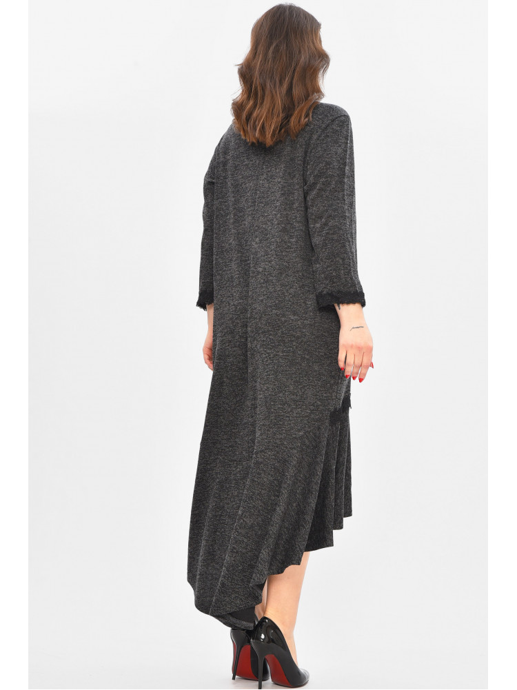 Платье женское полубатальное тёмно-синего цвета 8228 209058C