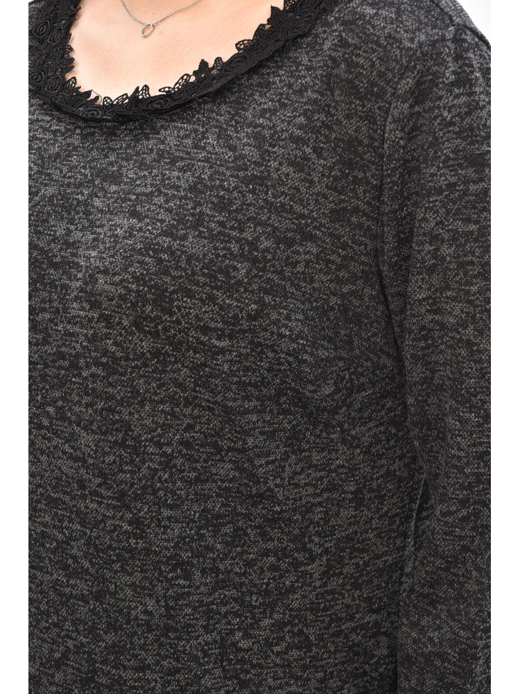 Платье женское полубатальное тёмно-синего цвета 8228 209058C