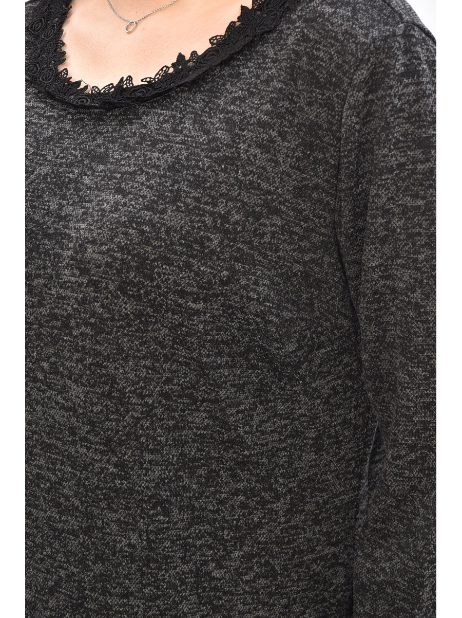 Платье женское полубатальное тёмно-синего цвета 8228 209058C