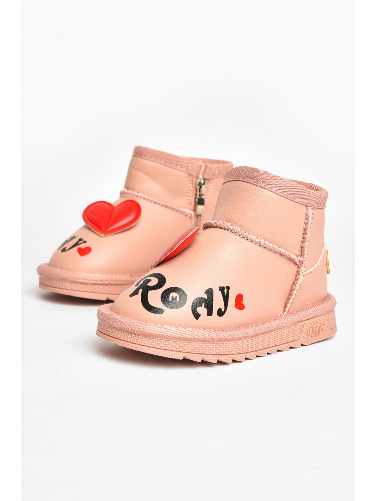 Угги детские для девочки розового цвета T7006-2 209062C