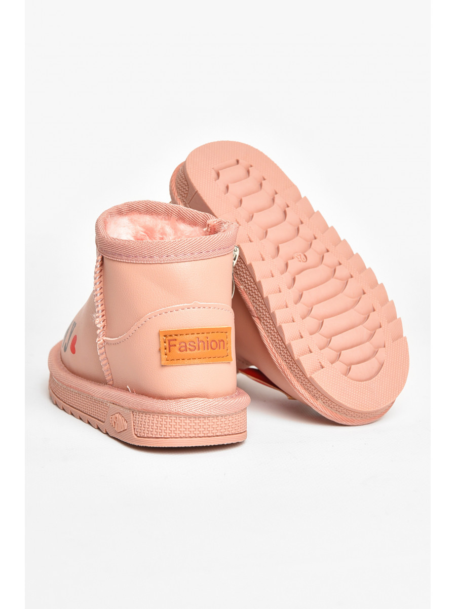 Угги детские для девочки розового цвета T7006-2 209062C
